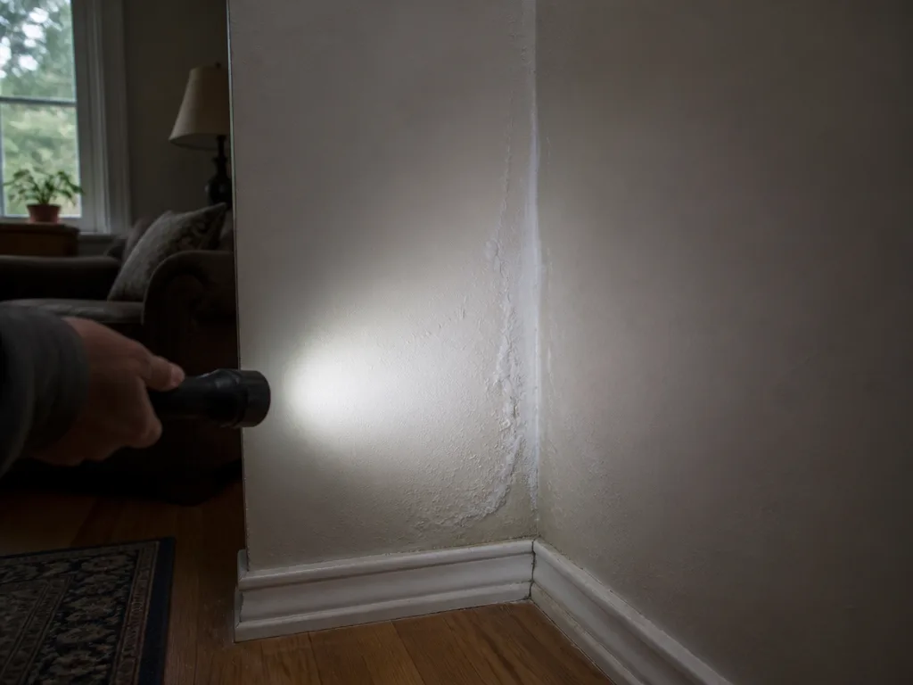 Warning signs of hidden moisture in walls